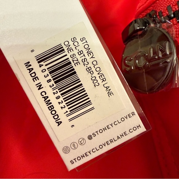 NWT 🏷️ Stoney Clover Lane Classic Backpack in APPLE - Picture 5 of 12